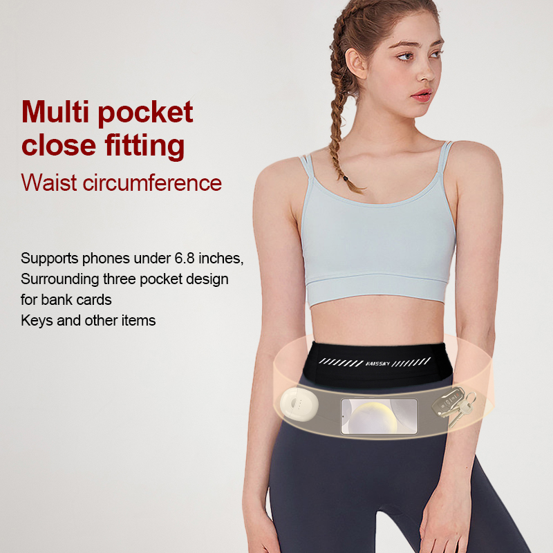 HAISSKY Elastic Waistband Runn - огляд і ціна Running Gear Organizer