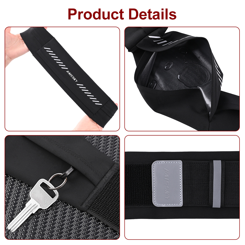 HAISSKY Elastic Waistband Runn - огляд і ціна Running Gear Organizer