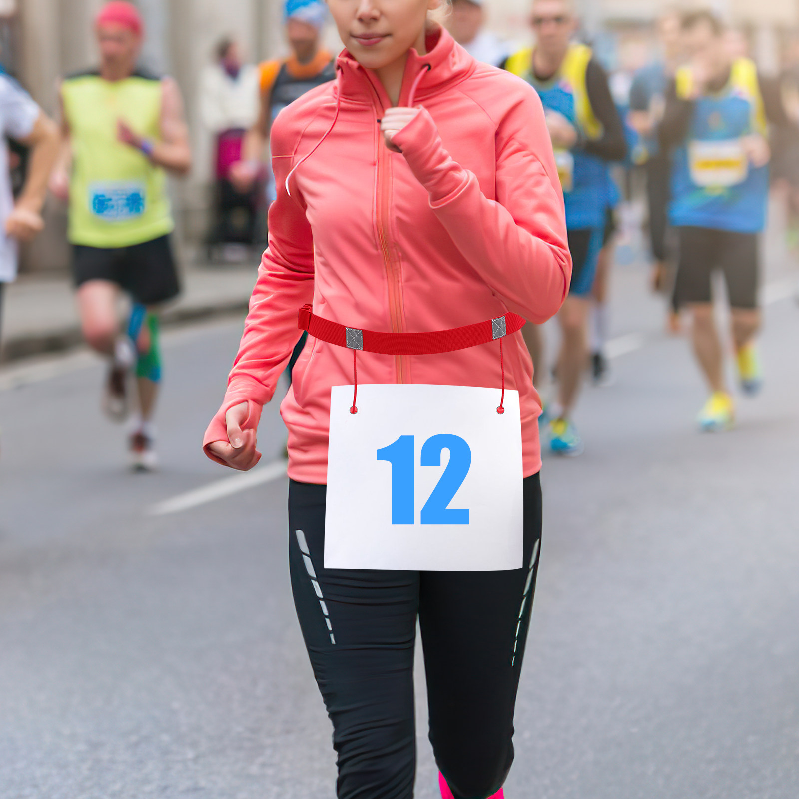 2Pcs Running Race Number Belt  - огляд і ціна Running Gear Girls