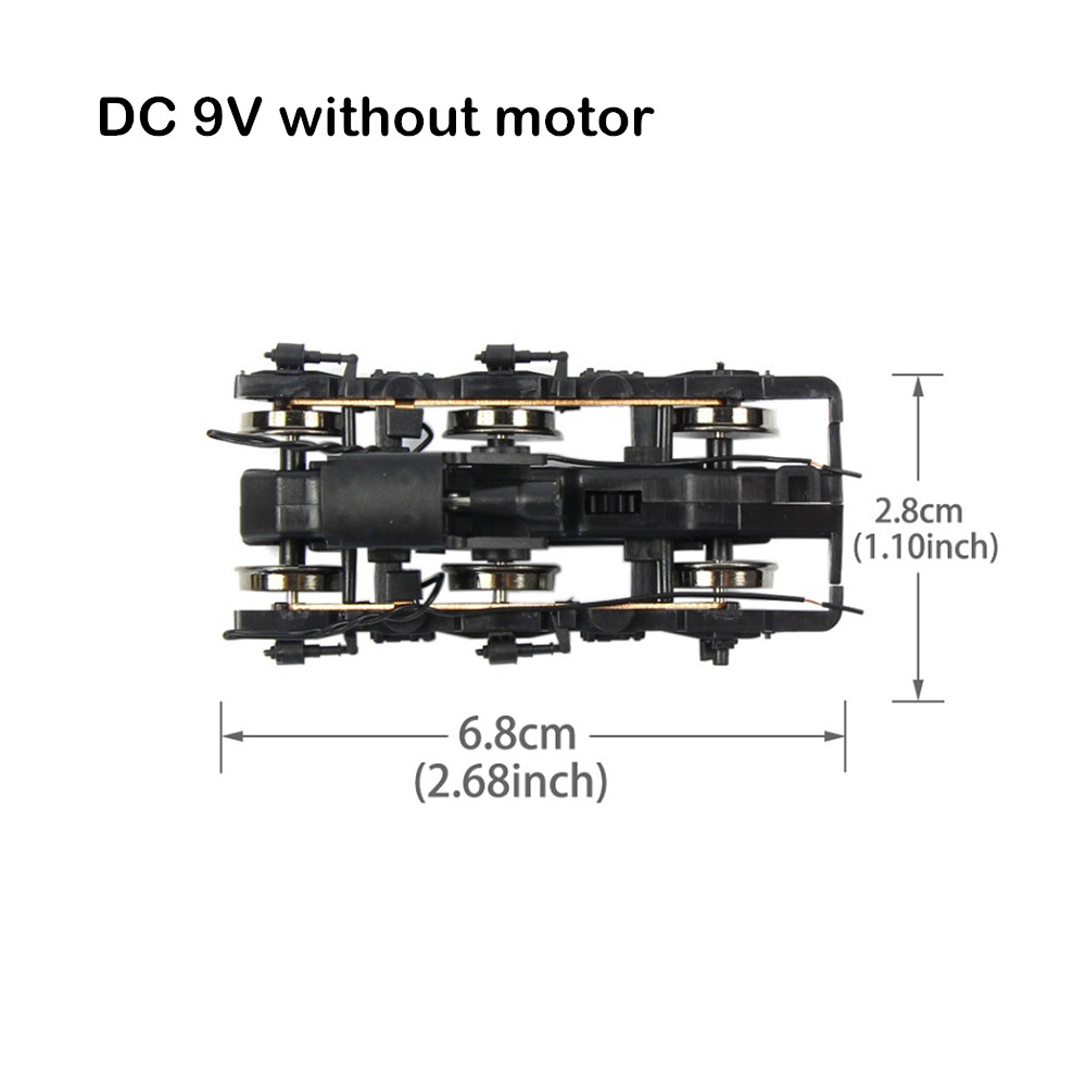 Model Train Powered Bogie Asse - огляд і ціна Running Gear Locomotive