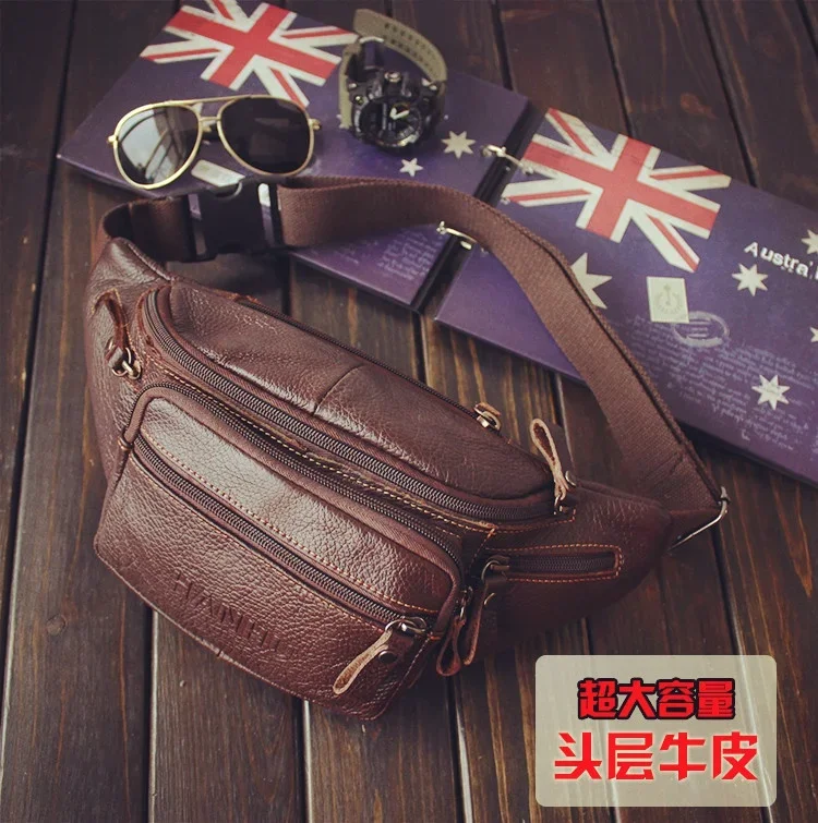 Genuine Cowhide Leather Waist  - огляд і ціна Running Gear Organizer