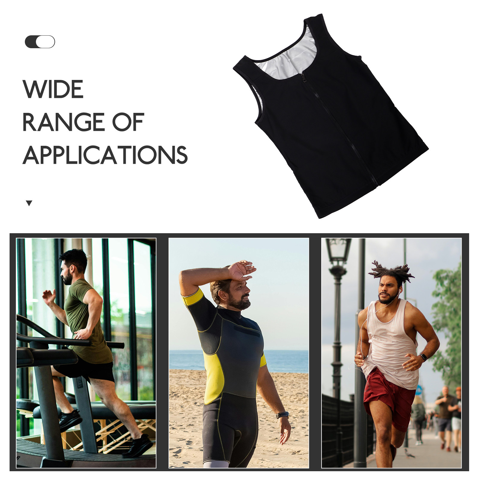 Men's Breathable Zip-Up Compre - огляд і ціна Running Gear Girls