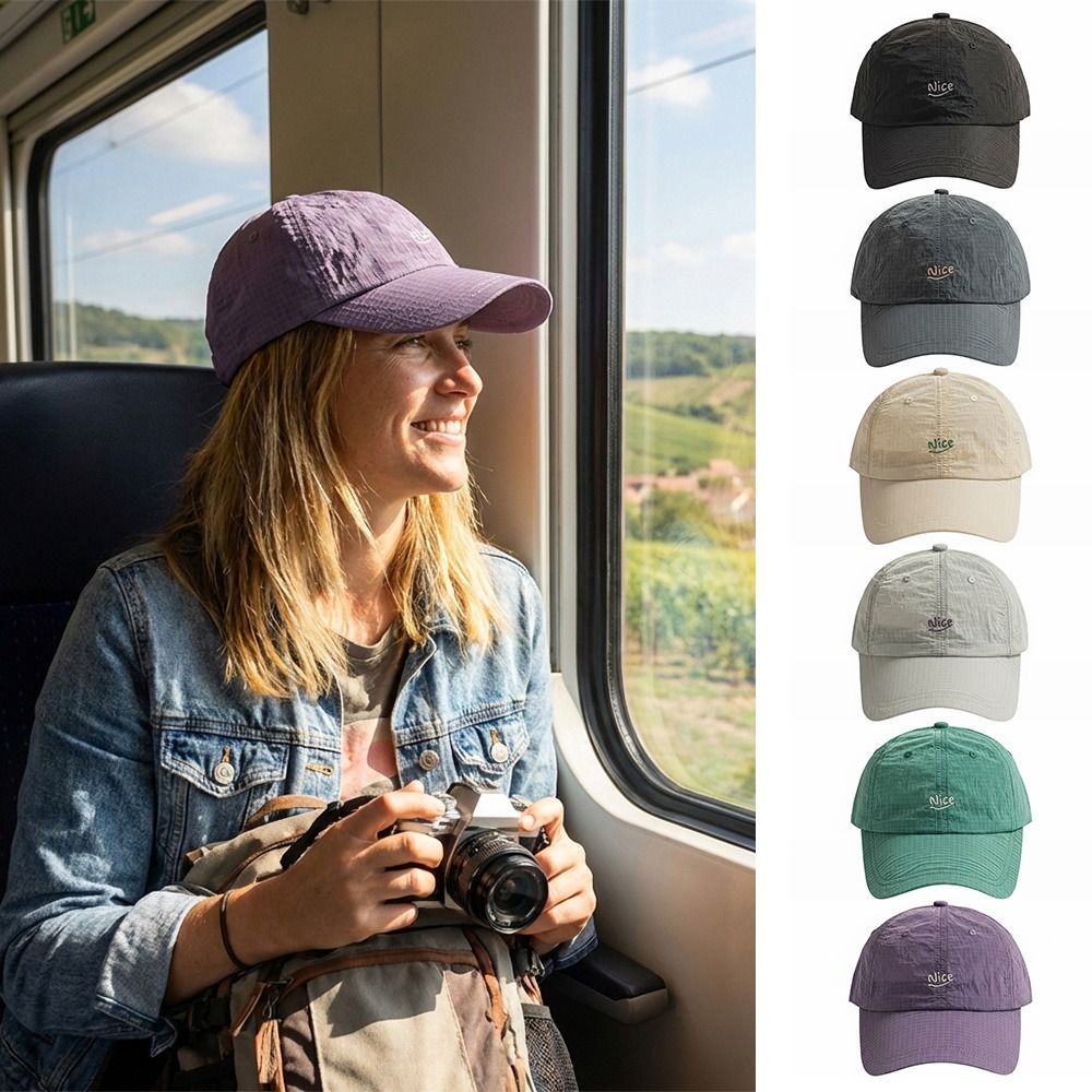 Fashion Plaid Thin Sun Cap Bre - огляд і ціна Running Gear Hat
