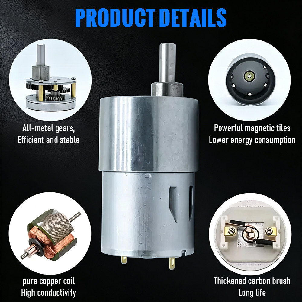 Tungfull High Torque DC Gear R - огляд і ціна Running Gear Motor